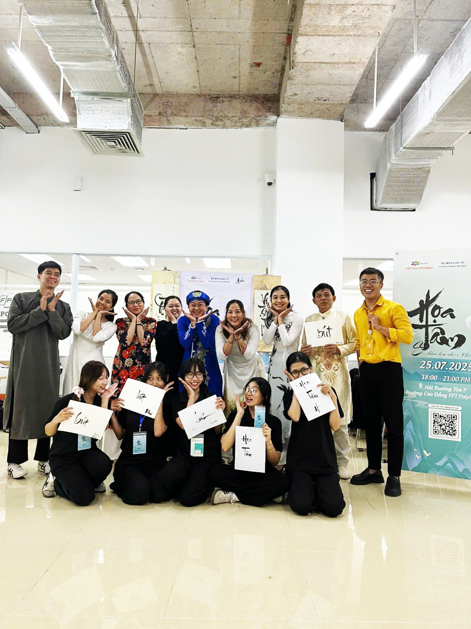 CHƯƠNG TRÌNH THƯ PHÁP HỌC ĐƯỜNG “HỌA TÂM”